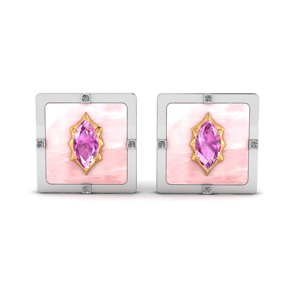 Ètoile Duet Rose Studs