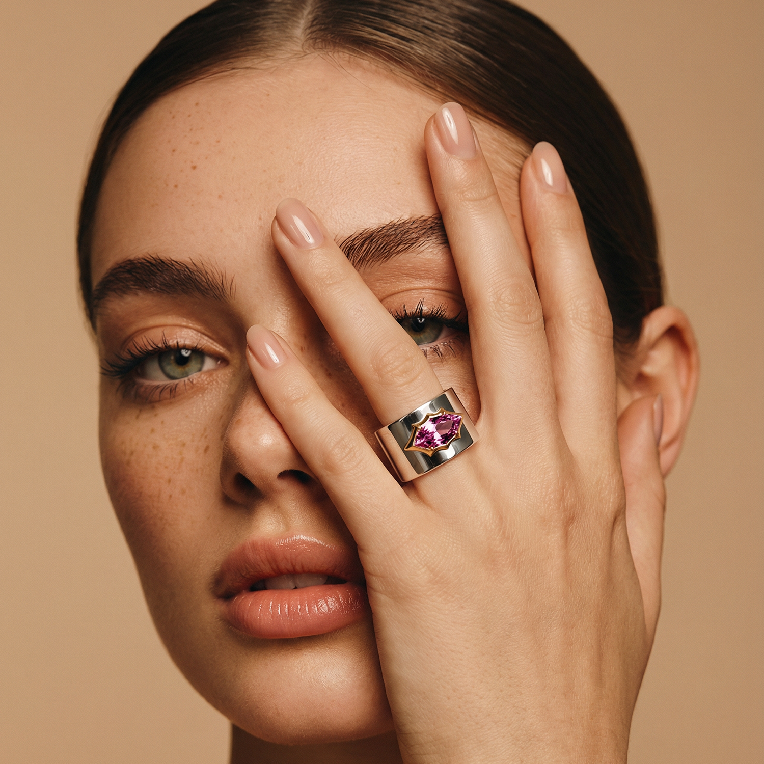 Ètoile Duet Marquise Ring Band