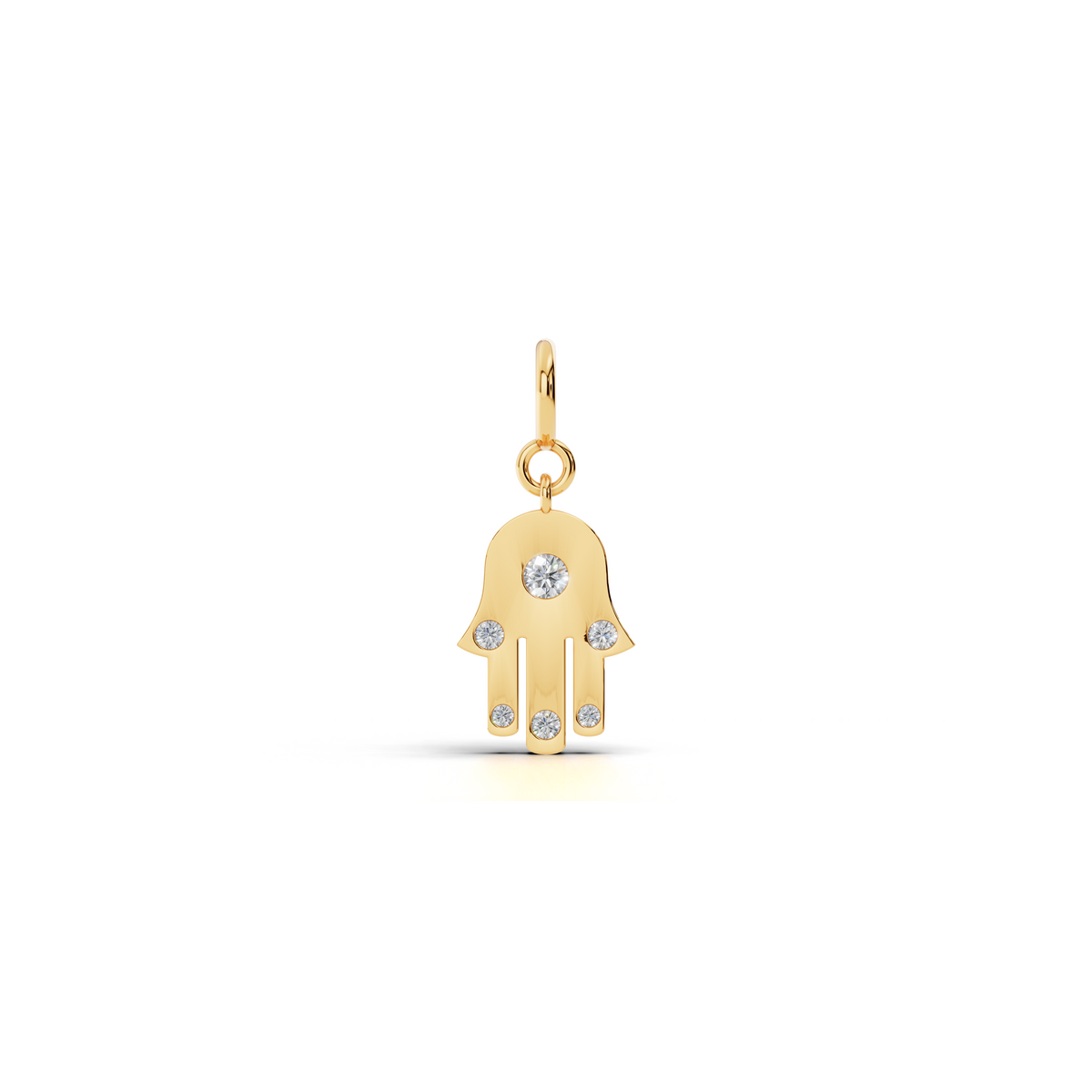Hamsa Diamond Charm