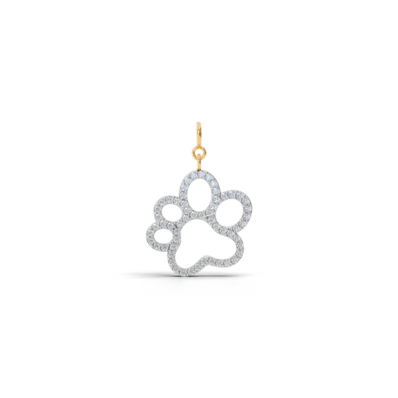 Paw Print Charm