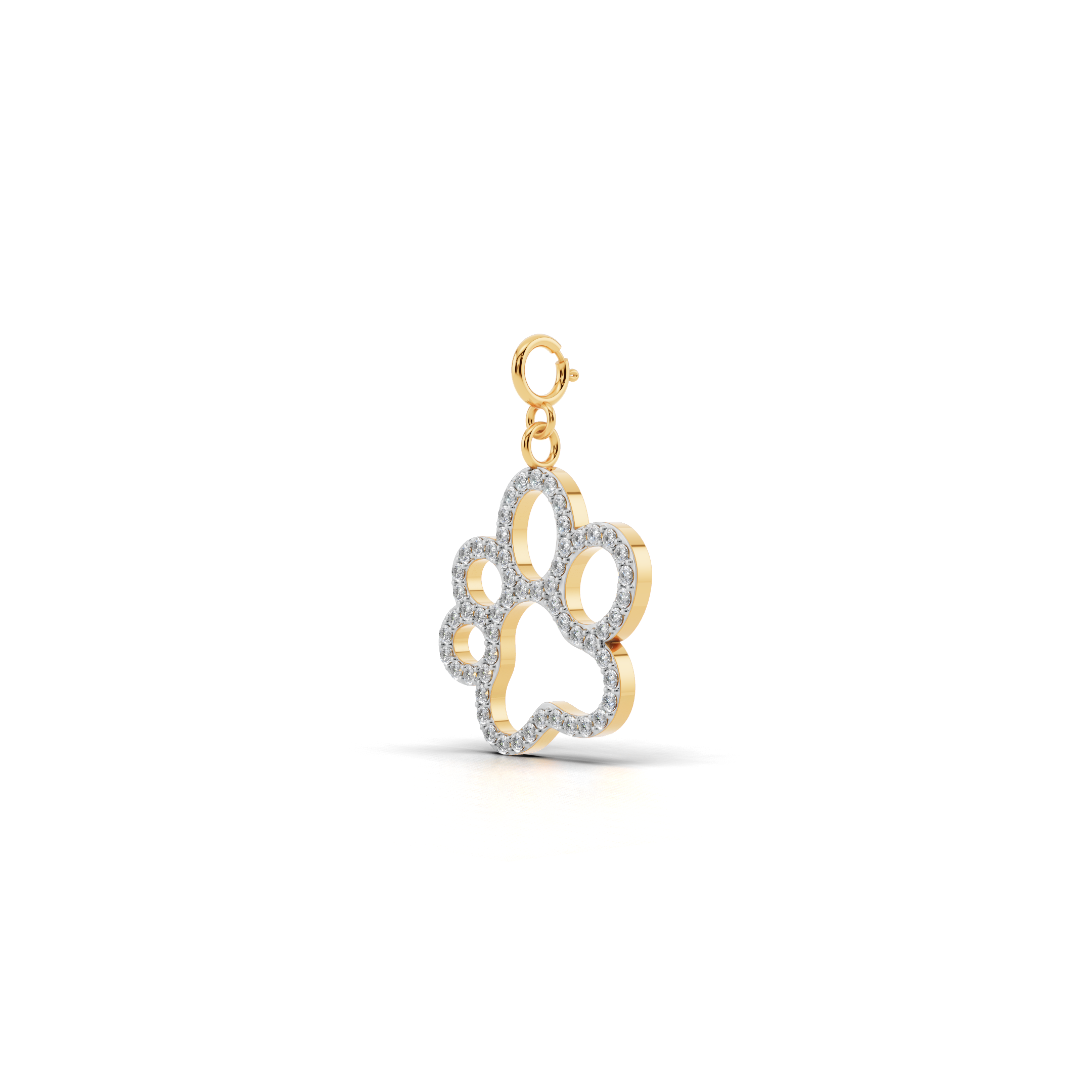 Paw Print Charm
