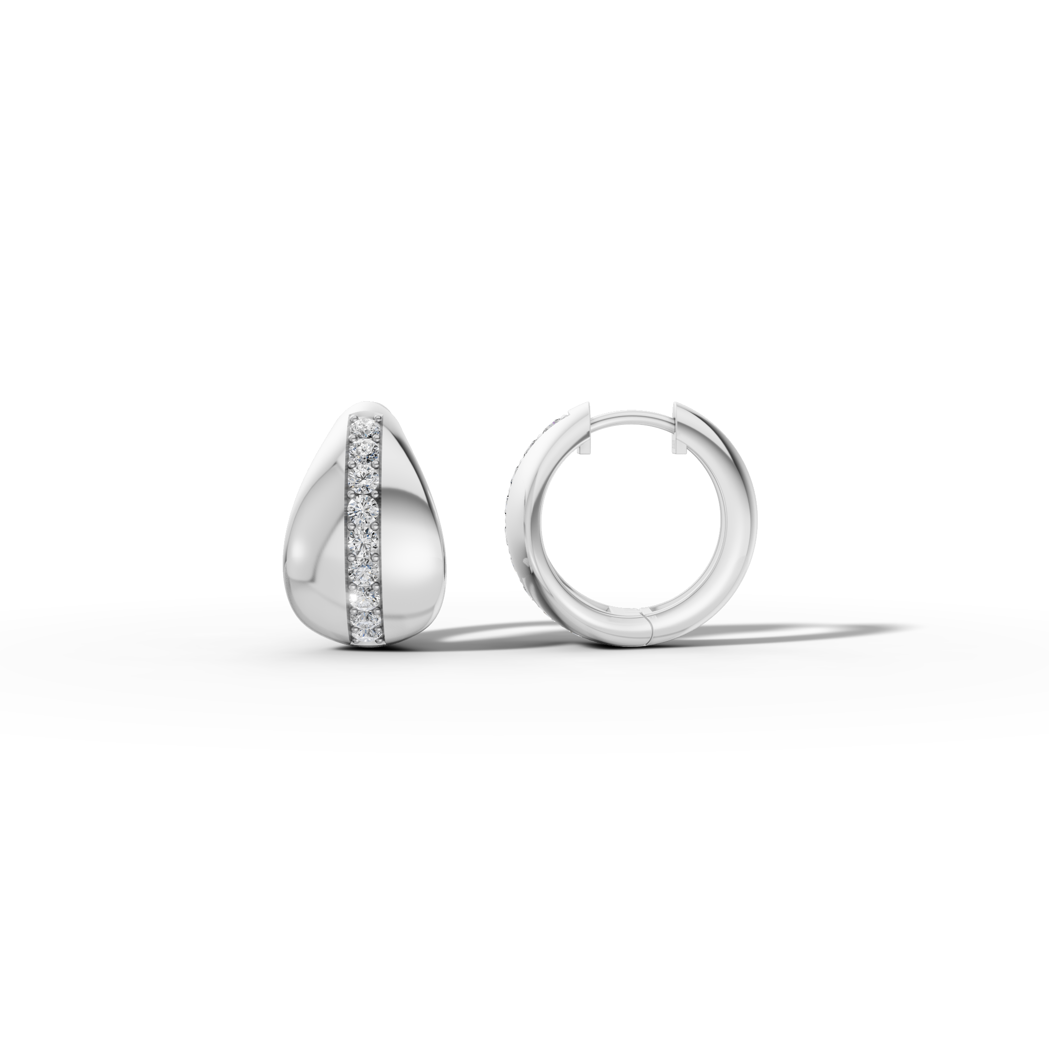 Splendore Preziosa Diamond Hoops