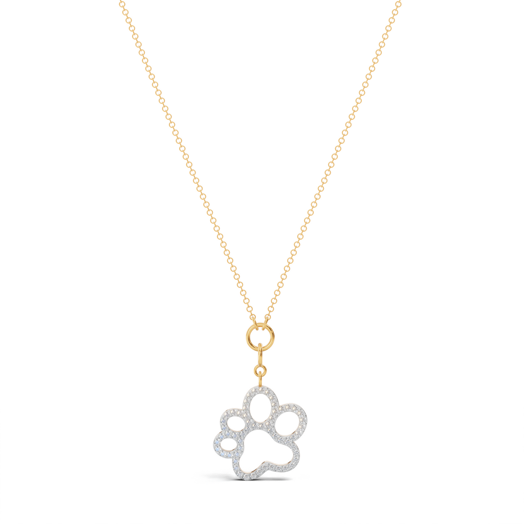 Paw Print Charm