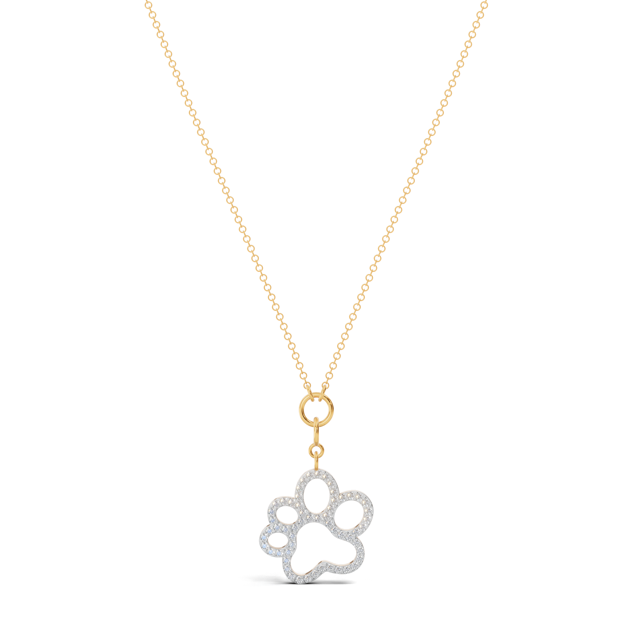 Paw Print Charm